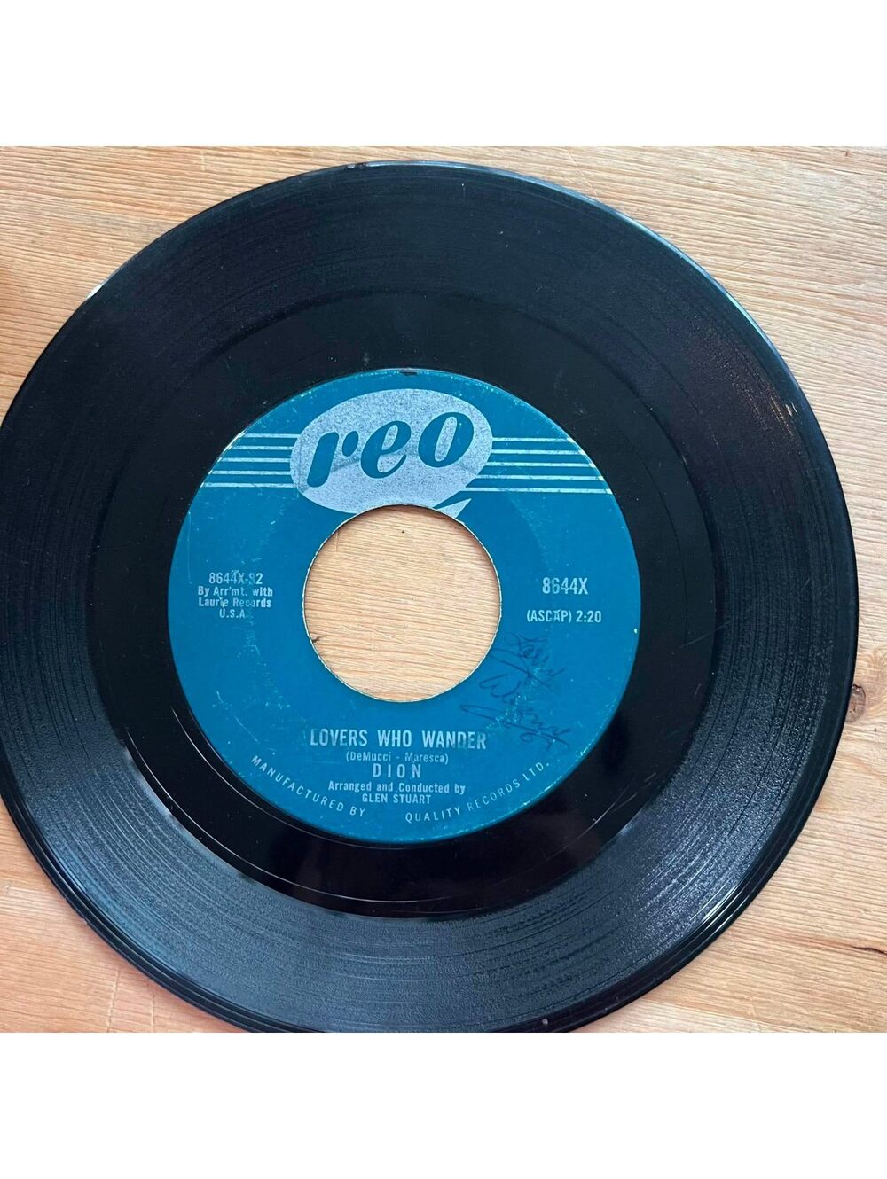 Dion - Lovers who Wander/Born to Cry 45rpm VG+ R07